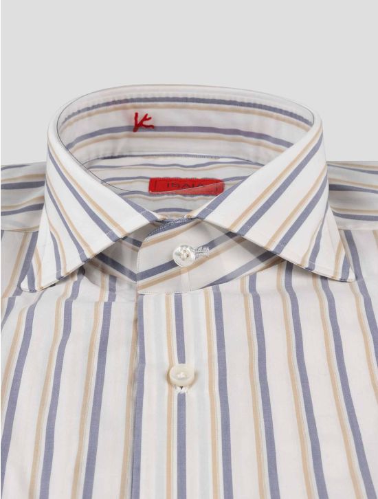 Isaia Multicolor Cotton Shirt 2