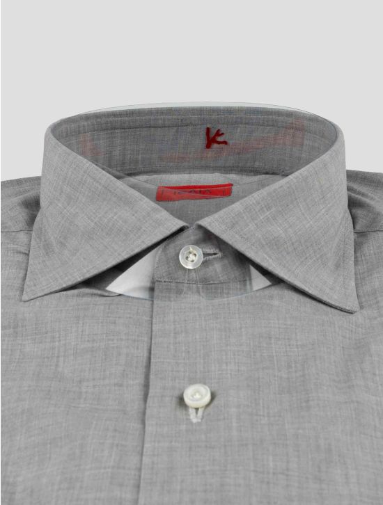 Isaia Gray Cotton Shirt 2