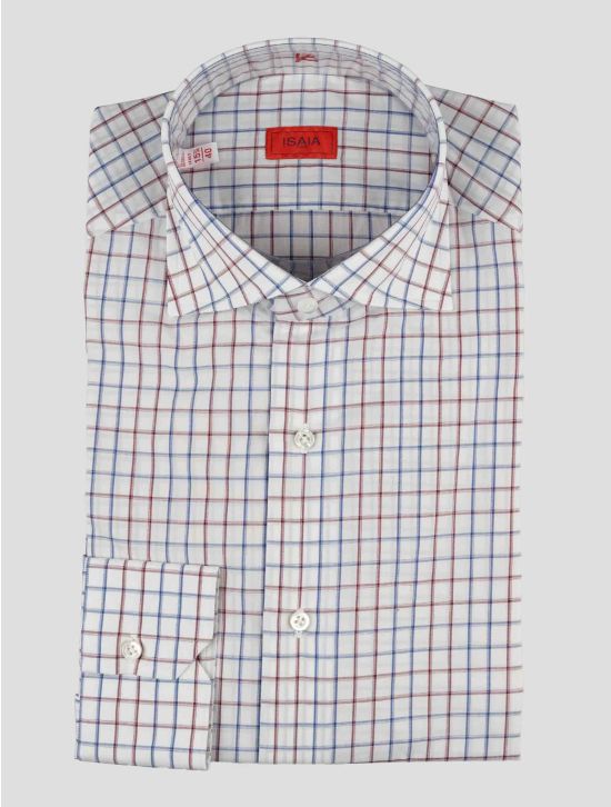 Isaia Multicolor Cotton Shirt 1