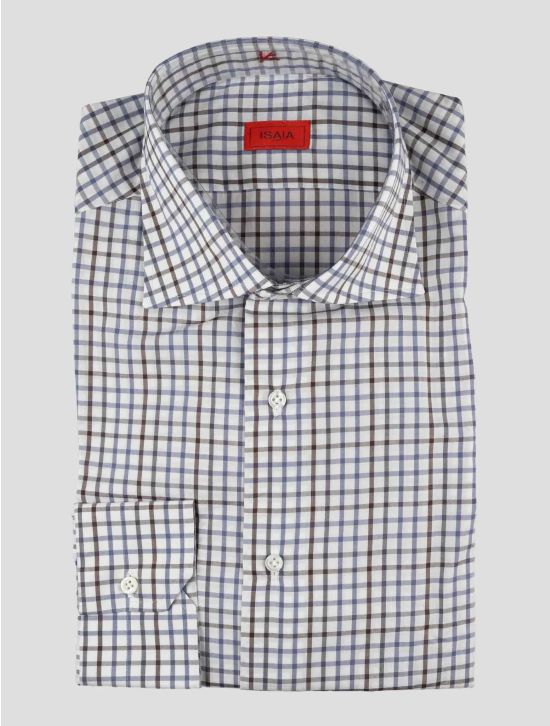 Isaia Multicolor Cotton Shirt 1