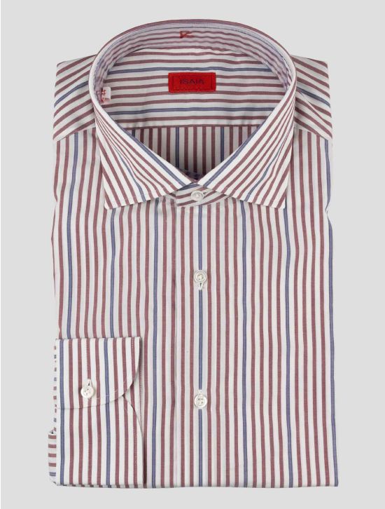 Isaia Multicolor Cotton Shirt 1