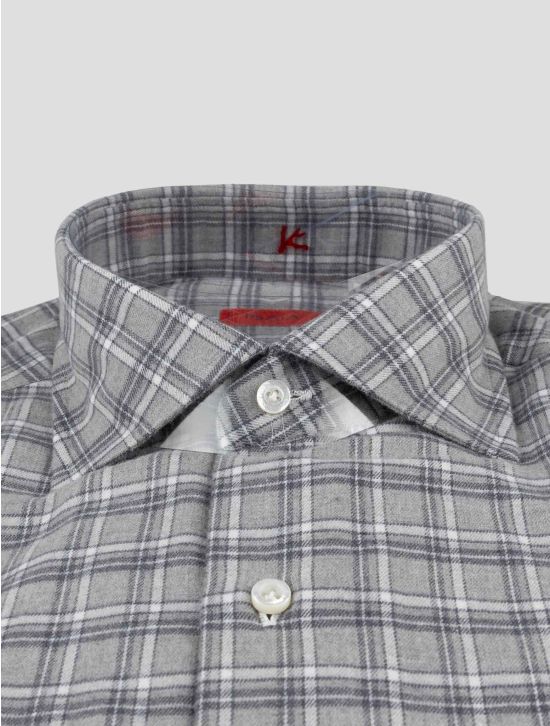 Isaia Gray Cotton Shirt 2