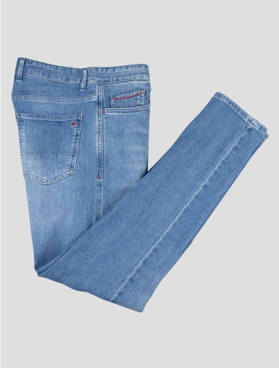 Isaia Blue Cotton Ea Jeans 1