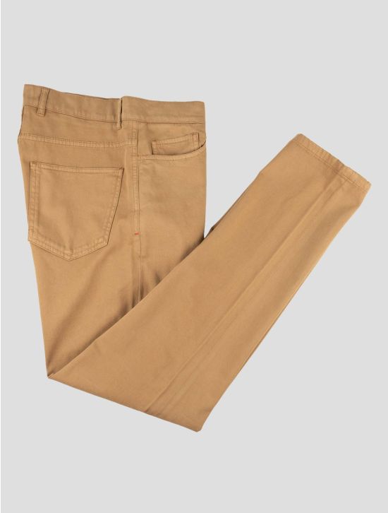Isaia Brown Cotton Cashmere Ea Pants 1