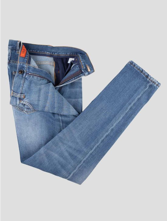 Isaia Blue Cotton Ea Jeans 2