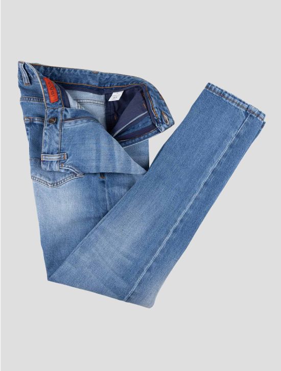 Isaia Blue Cotton Ea Jeans 2