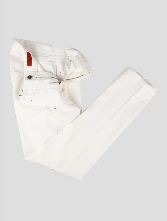 Isaia White Cotton Ea Pants 2
