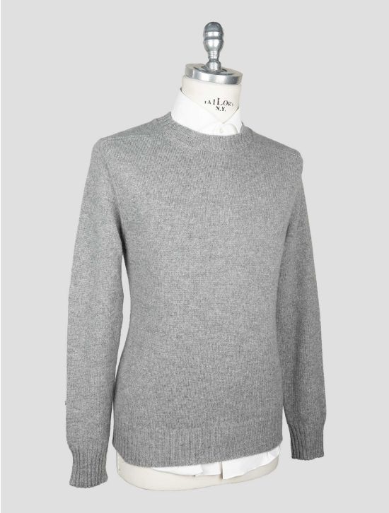 Isaia Gray Cashmere Sweater Crewneck 2