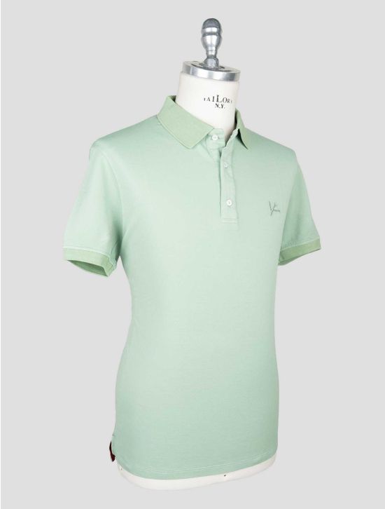 Isaia Green Cotton Polo 2
