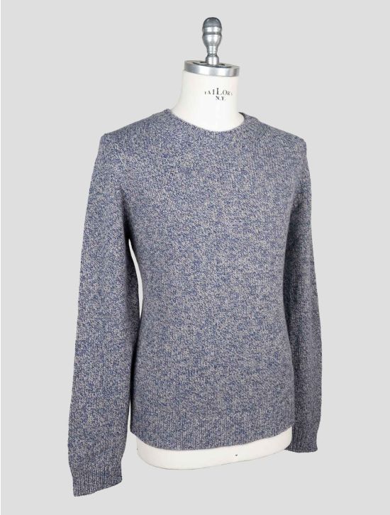 Isaia Blue Gray Cashmere Sweater Crewneck 2