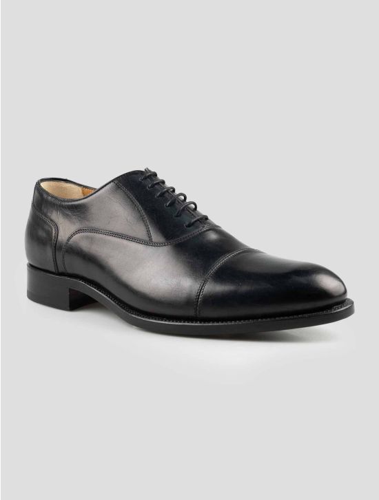 Isaia Dark Brown Leather Dress Shoes 2
