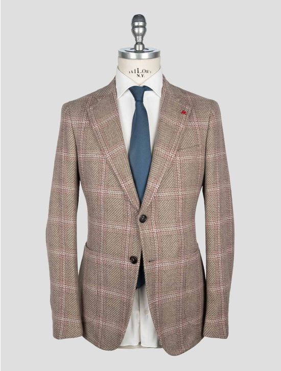 Isaia Light Brown Cashmere Blazer 1