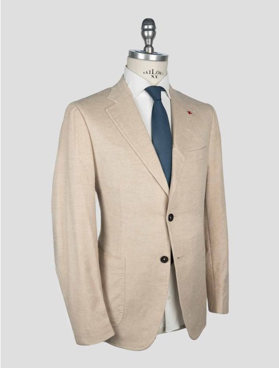 Isaia Beige Cashmere Blazer 2