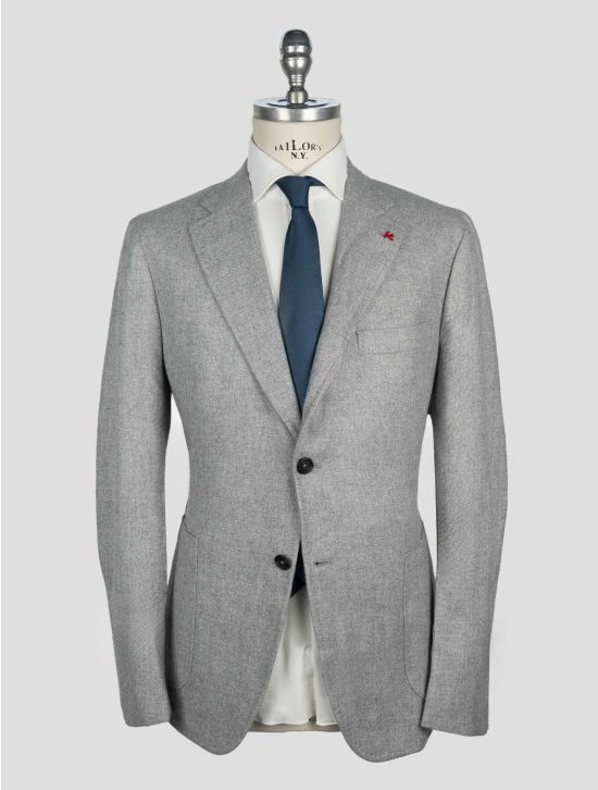 Isaia Gray Cashmere Blazer 1