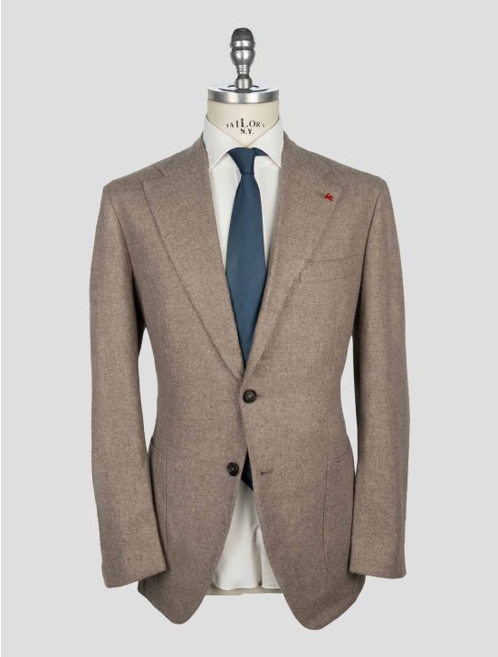 Isaia Beige Cashmere Blazer 1