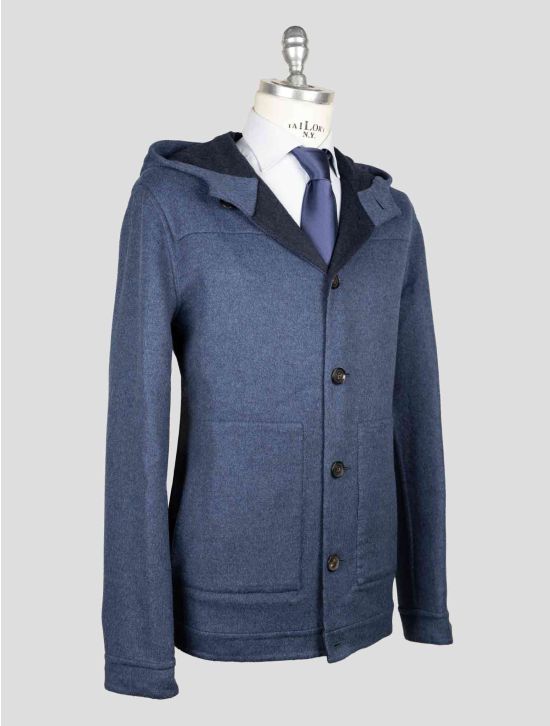 Isaia Blue Cashmere Coat 2
