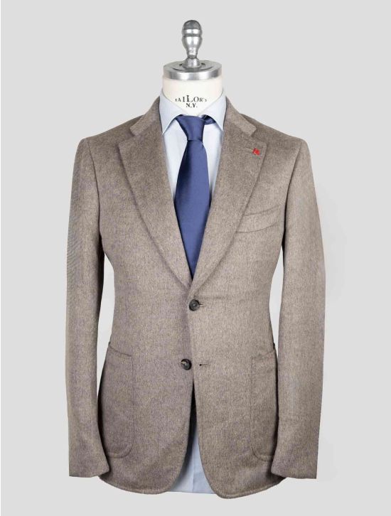 Isaia Gray Cashmere Wool Blazer 1