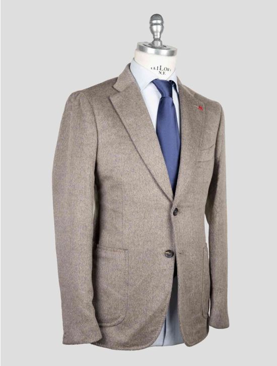 Isaia Gray Cashmere Wool Blazer 2