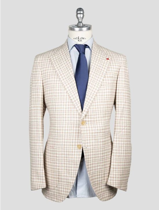 Isaia Beige Cashmere Blazer 1