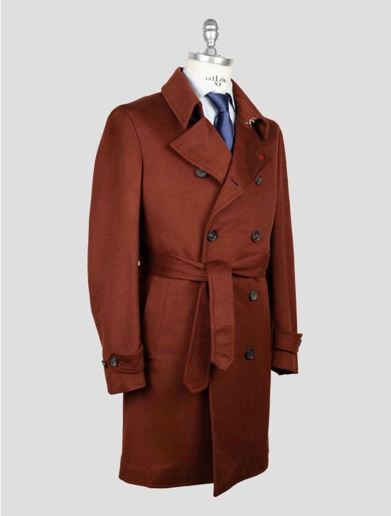 Isaia Red Cashmere Overcoat 2