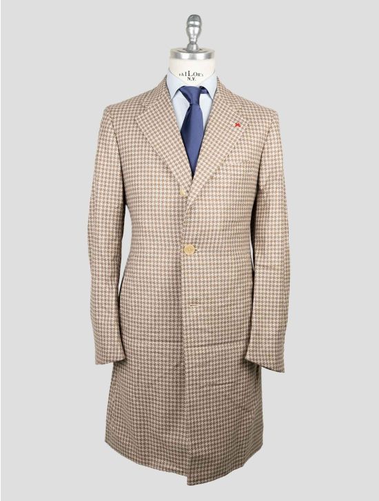 Isaia Brown Cashmere Overcoat 1
