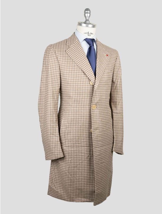 Isaia Brown Cashmere Overcoat 2