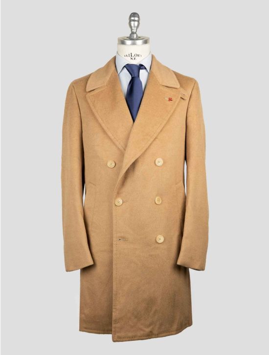 Isaia Brown Camel Overcoat 1