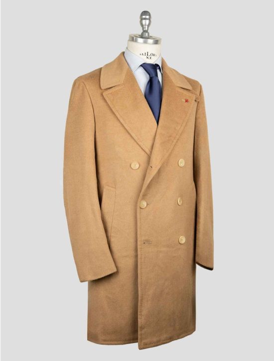 Isaia Brown Camel Overcoat 2