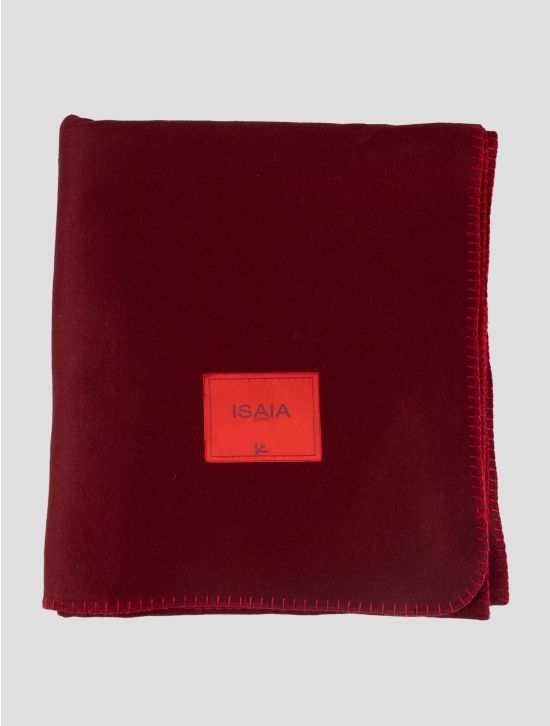Isaia Red Cashmere Blanket 2