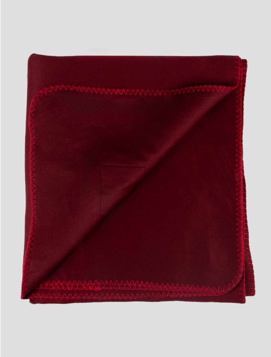 Isaia Red Cashmere Blanket 3