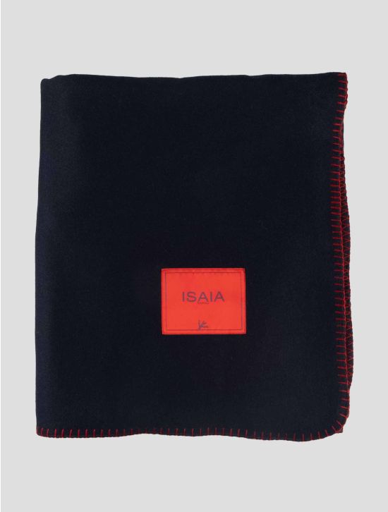 Isaia Blue Cashmere Blanket 2