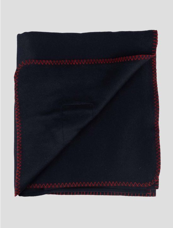 Isaia Blue Cashmere Blanket 3
