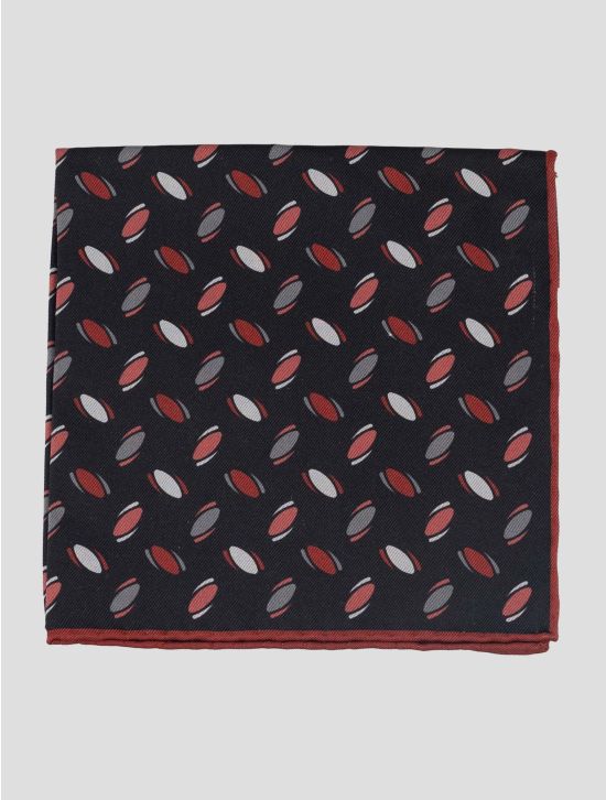 Isaia Multicolor Silk Pocket Square 1