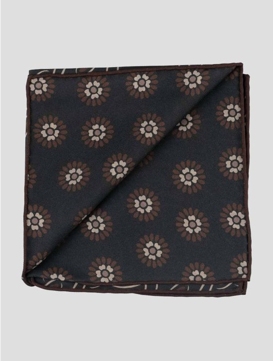 Isaia Multicolor Silk Pocket Square 2