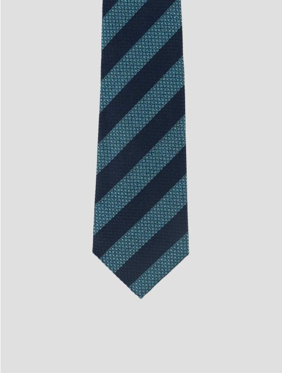 Isaia Multicolor Cotton Silk Tie 2