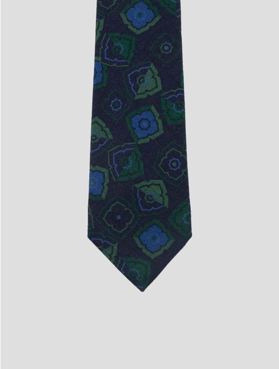 Isaia Multicolor Wool Silk Tie 2