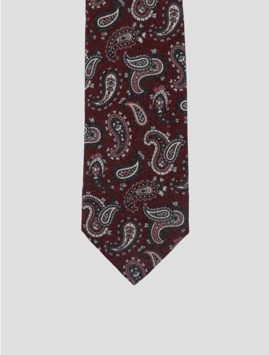 Isaia Multicolor Wool Silk Tie 2