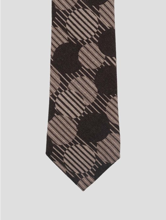 Isaia Multicolor Wool Silk Tie 2
