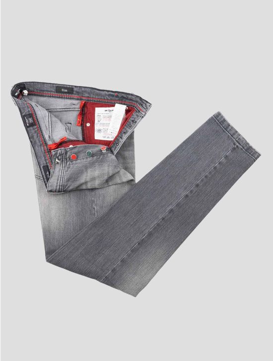 Kiton Gray Cotton Ea Jeans 2