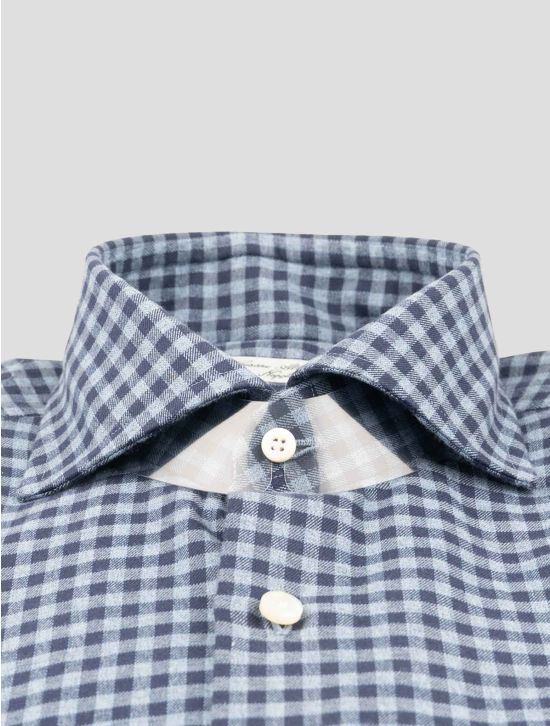 Cesare Attolini Blue Cotton Shirt 2