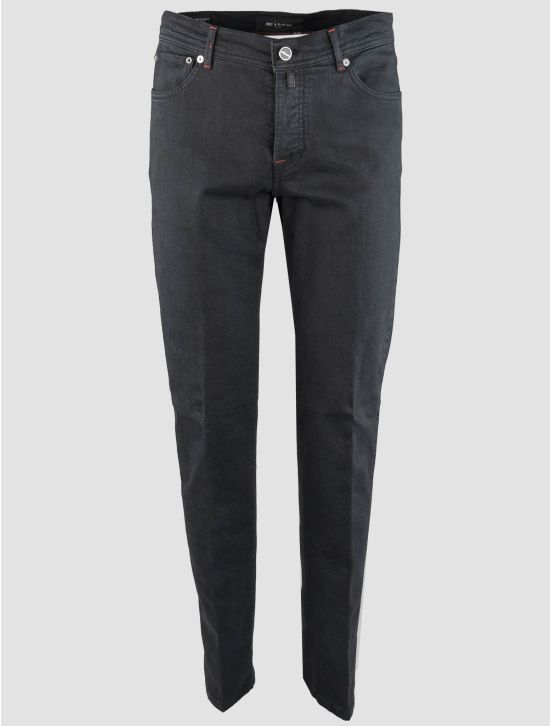 Kiton Black Cotton Ea Jeans KJY8 1