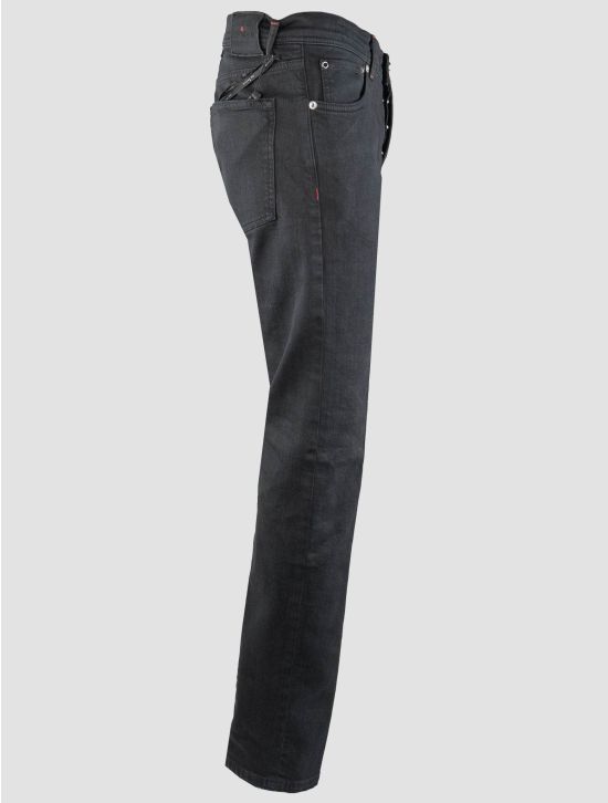 Kiton Black Cotton Ea Jeans KJY8 2