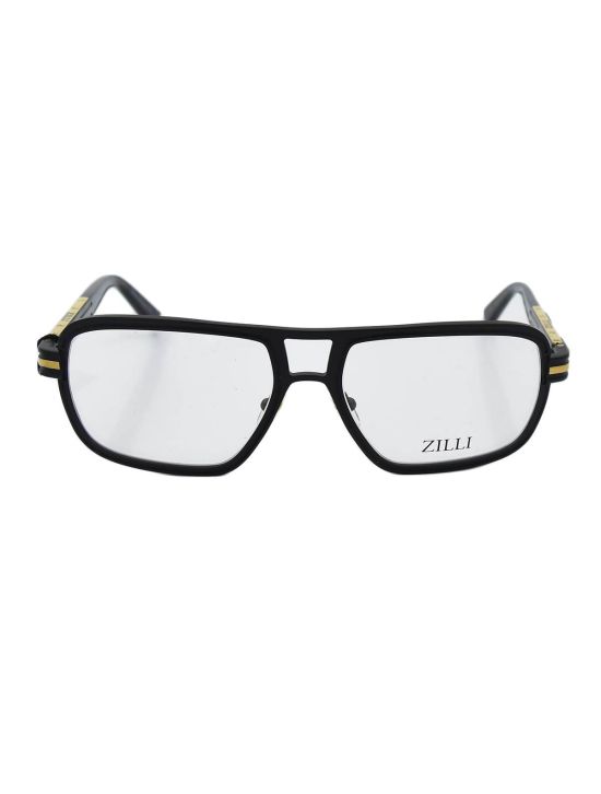 ZILLI Black Titanium Acetate Sunglasses 1