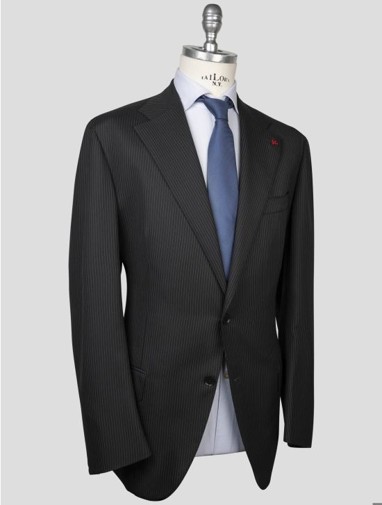 Isaia Black Wool Suit 2