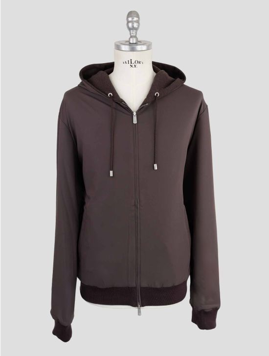Marco Pescarolo Brown Virgin Wool Cashmere Pl Reverse Coat 1