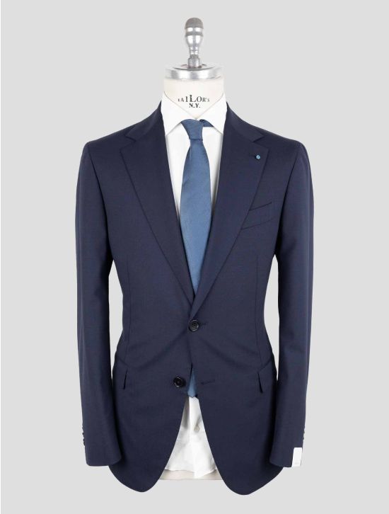 Giampaolo Blue Wool Pl Ea Suit 1