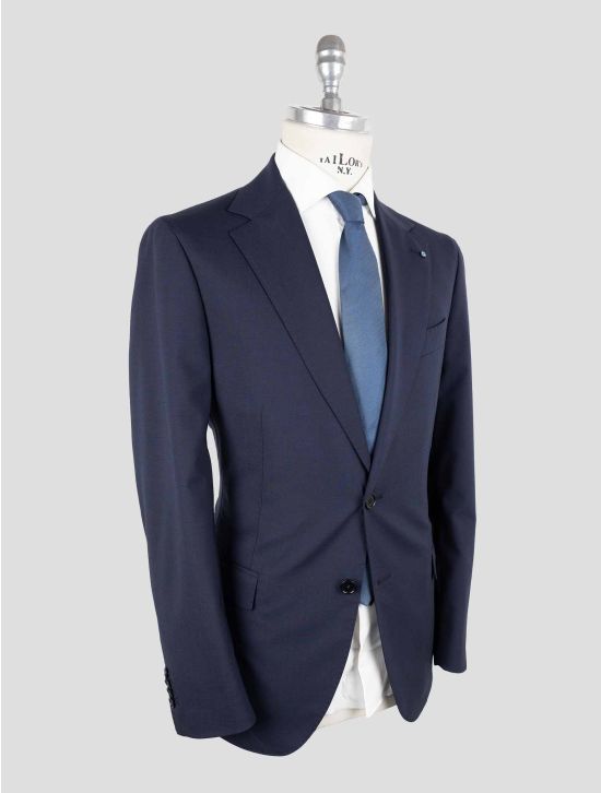 Giampaolo Blue Wool Pl Ea Suit 2