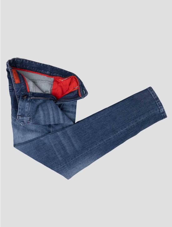 Isaia Dark Blue Cotton Ea Jeans 2