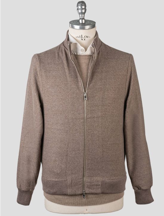 Marco Pescarolo Brown Virgin Wool Coat 1