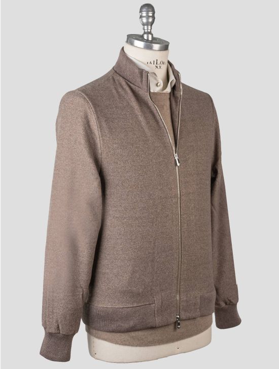 Marco Pescarolo Brown Virgin Wool Coat 2